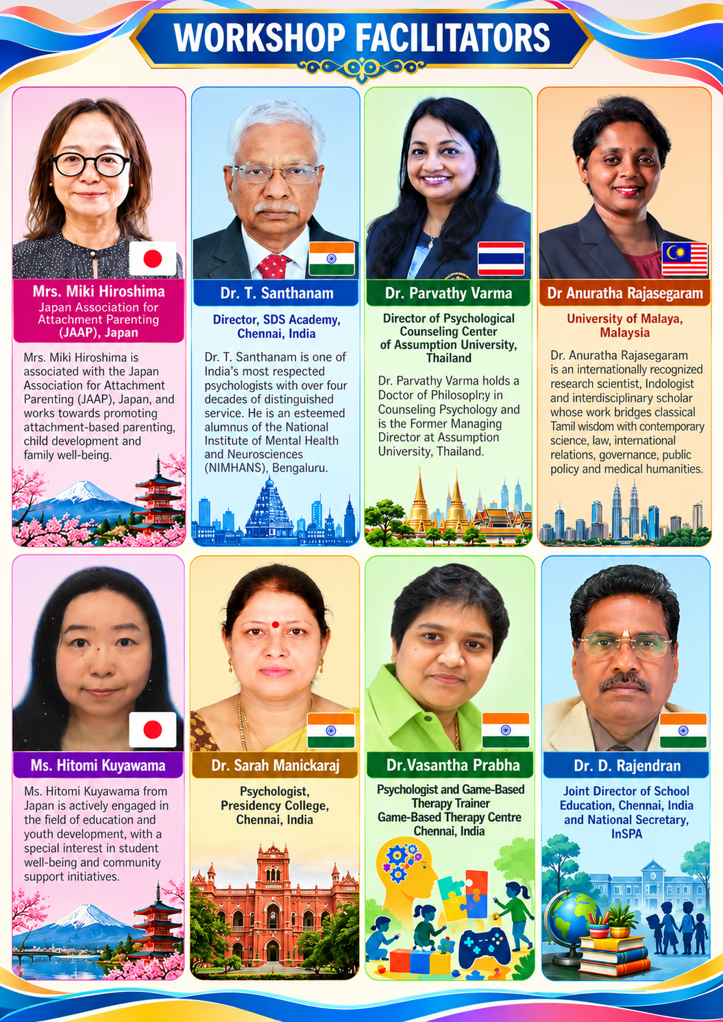 Workshop facilitators poster
